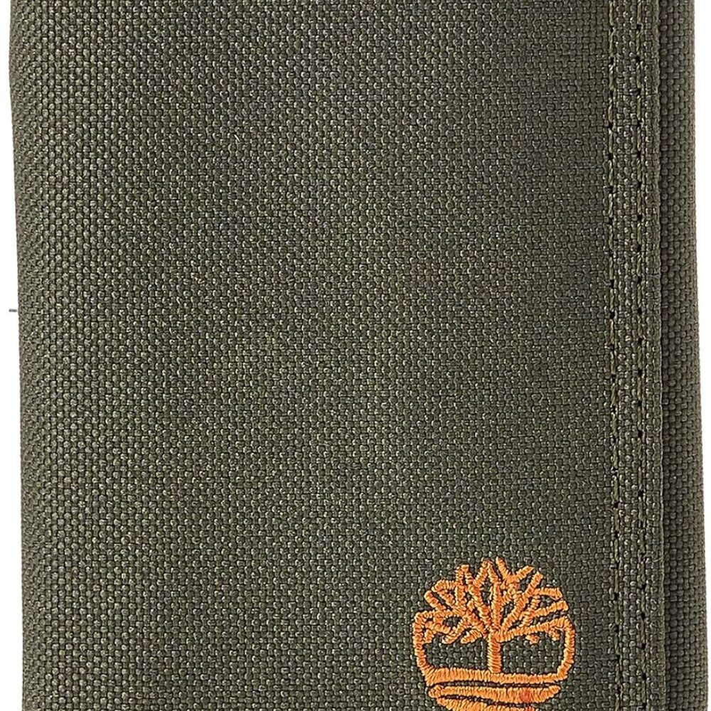 Men's Trifold Nylon Wallet, Olive, One Size